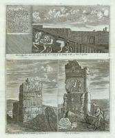 Iran, Persepolis, Pilasters & Hieroglyphics, 1744