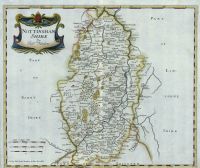 Nottinghamshire, by Morden, 1695