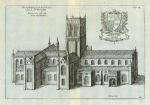 Worcester Cathedral, Daniel King, 1673 / 1718
