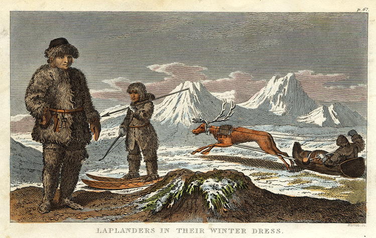 Scandinavia, Laplanders, 1827