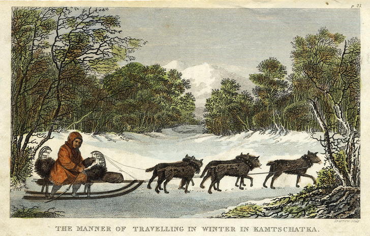 Russia, Travelling in Kamchatka, 1827