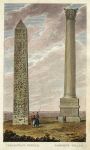 Columns, Cleopatra's Needle & Pompey's Pillar, 1827