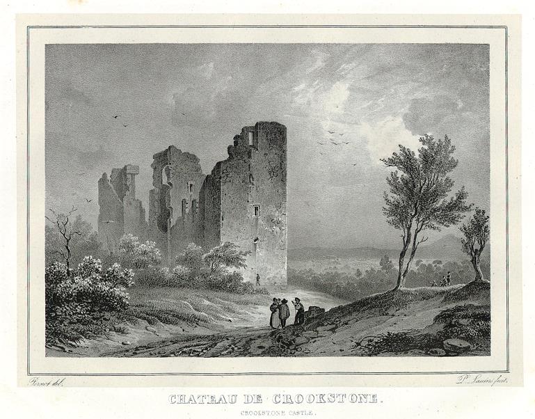 Scotland, Crookstone Castle, 1827