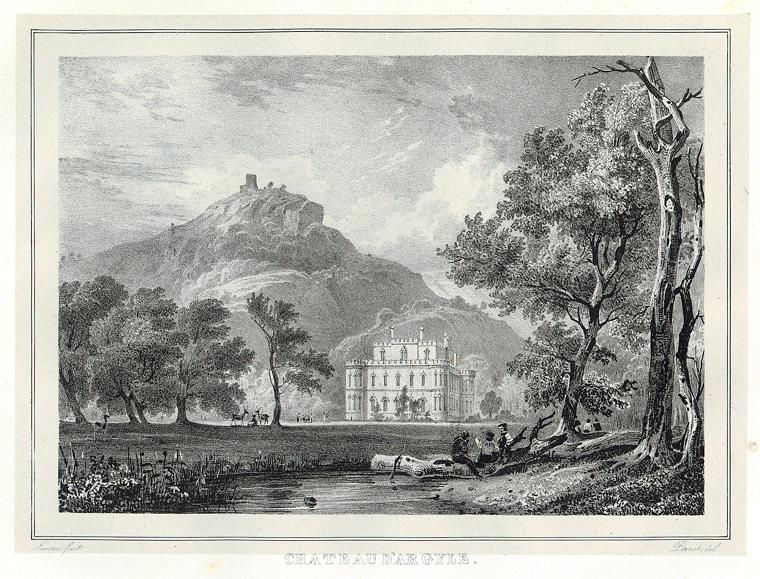 Scotland, Argyle Castle, 1827