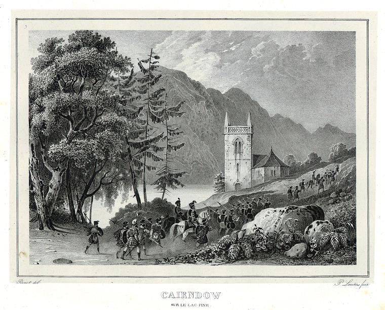 Scotland, Cairndow, Loch Fine, 1827