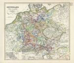 Germany, 1275 - 1493, historical map, 1846