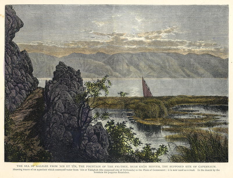 Israel, Sea of Galilee, 1880