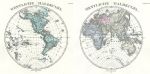 The World in Hemispheres (on two sheets), 1879