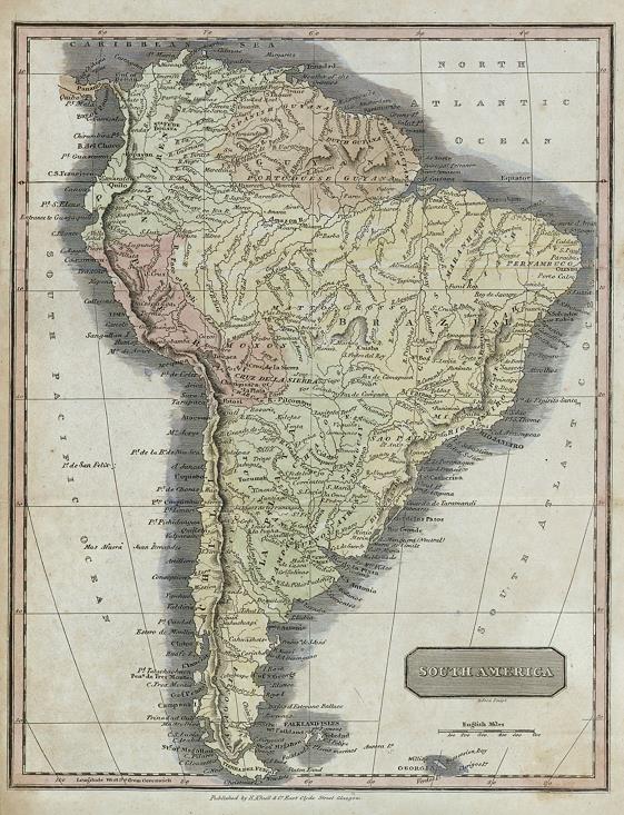 South America, 1825