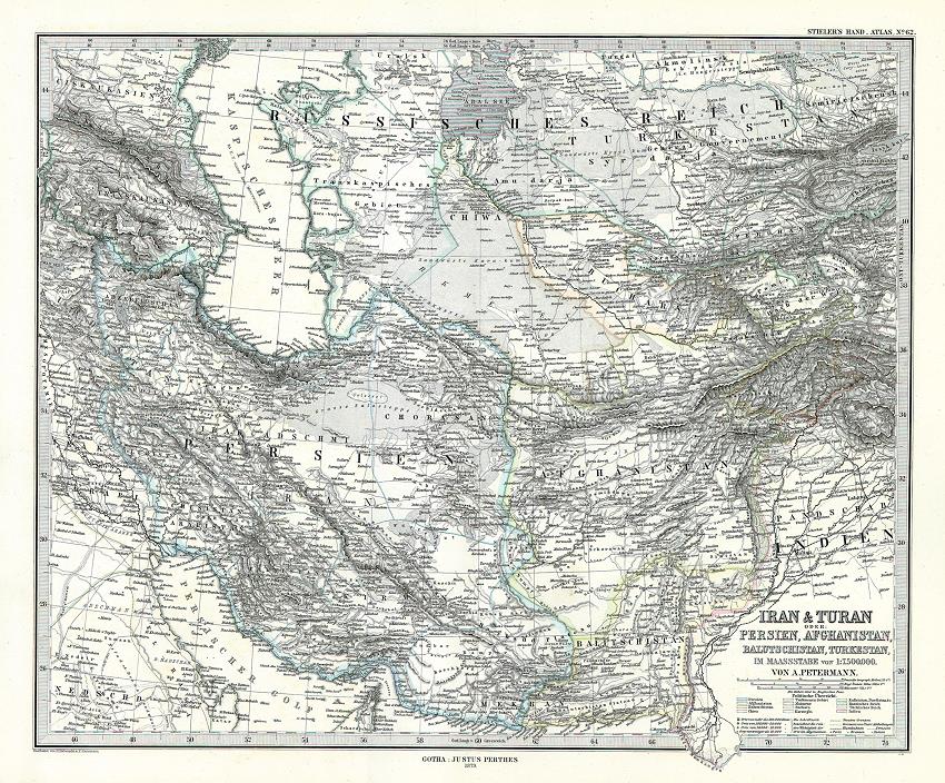 Iran, Afghanistan and southern Asia, 1879
