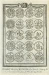 Great Seals of England, from Mary I to George III, 1783