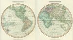 World in Hemispheres (2 maps), 1808