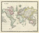 World on Mercators Projection (British Empire), about 1840