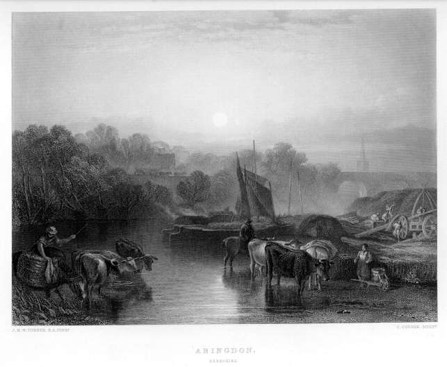 Berkshire, Abingdon, after Turner, 1870