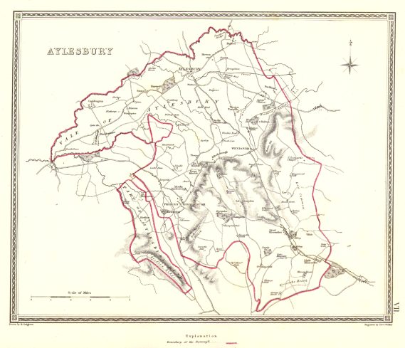 Buckinghamshire, Aylesbury plan, 1835