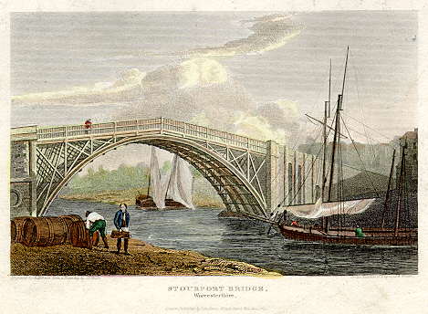 Worcestershire, Stourport Bridge, 1815