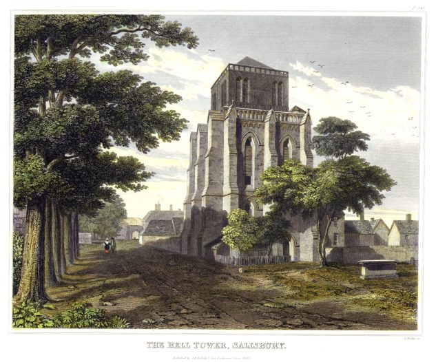 Wiltshire, Salisbury, The Bell Tower, 1844