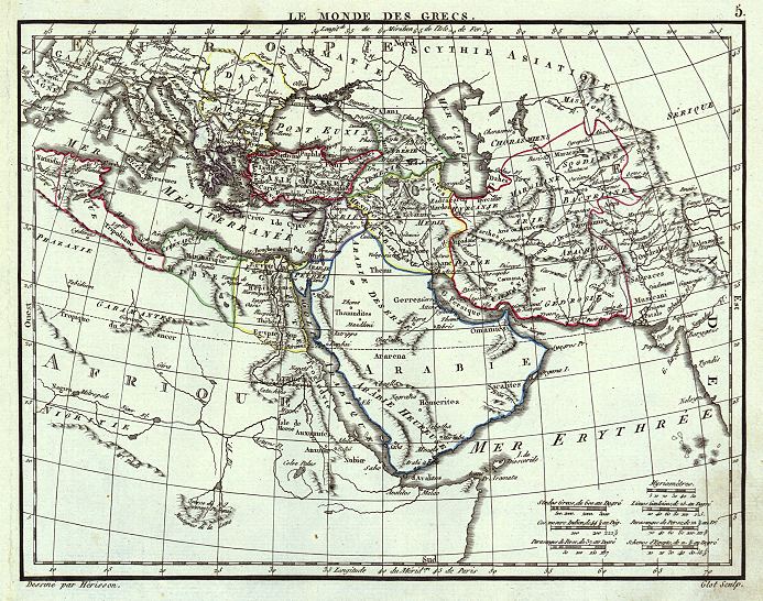 World as known to the Greeks, Atlas Portatif, 1811