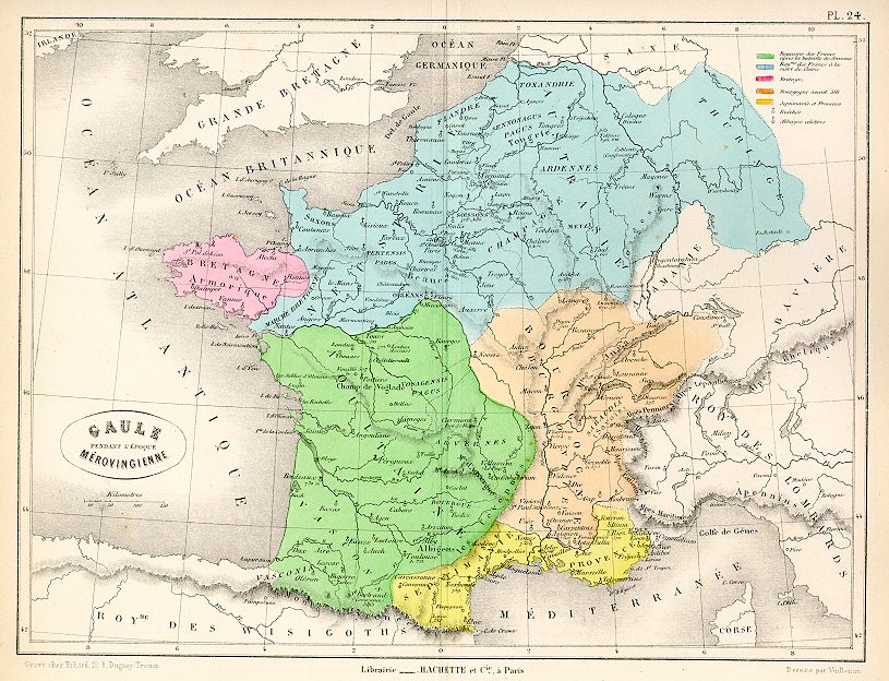 France, Merovingian Gaul, 1877