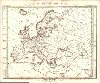 Europe, Isotherm Curves, Humbolt/Berghaus Physik Atlas, 1852