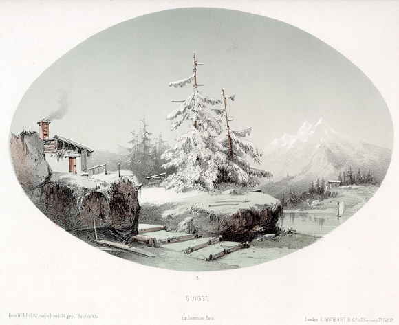 Switzerland general view, 1860