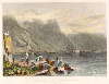 Switzerland, Chillon Castle, Lake Geneva, 1837