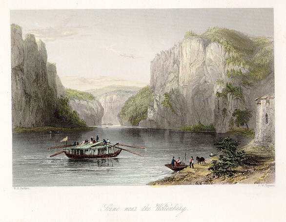 Germany, Scene near the Weltenberg, 1844