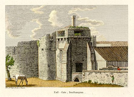 Hampshire, East Gate, Southampton, 1789