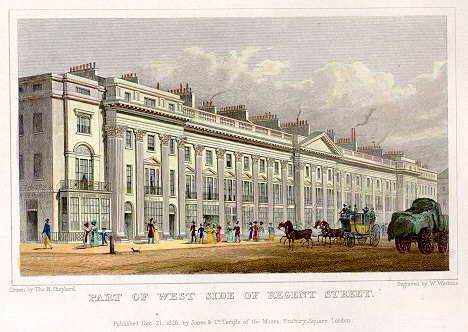 London, Regent Street, 1828