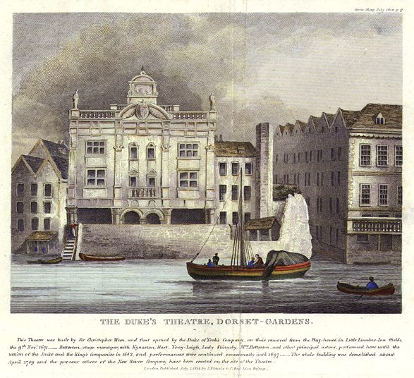 London, Duke's Theatre, Dorset Gardens, 1814