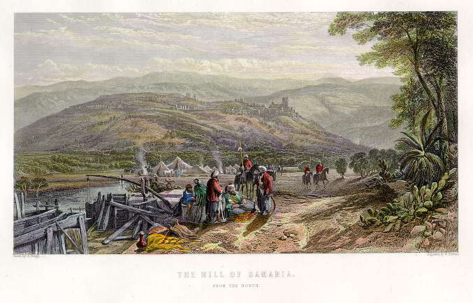 Palestine, Hill of Samaria, 1855