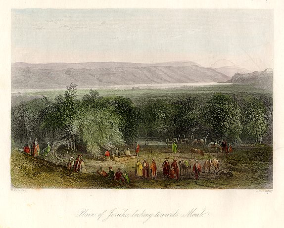 Isreal, the Plain of Jericho, 1850