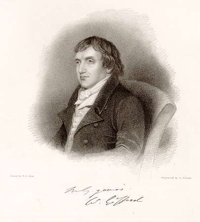 William Gifford (literary critic and associate of Byron), 1837