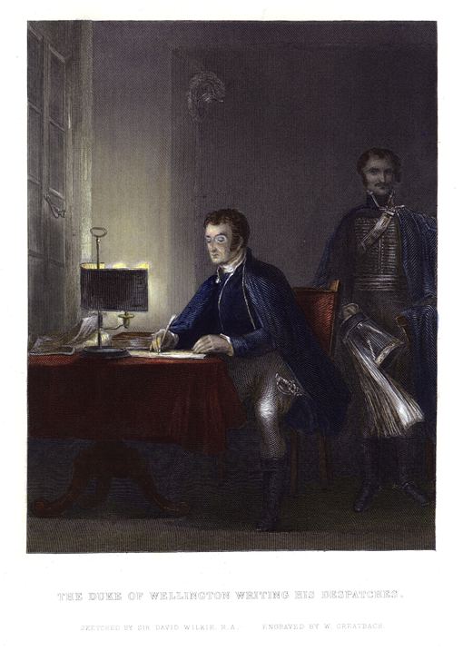 Duke of Wellington Writing his Dispatches, 1860