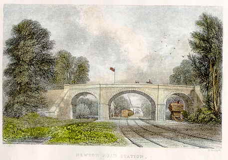 Staffordshire, Newton Road Station, near Birmingham, 1870