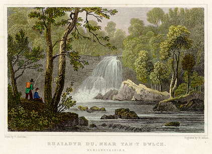 Wales, Rhaiadyr Du (Merionethshire), 1831