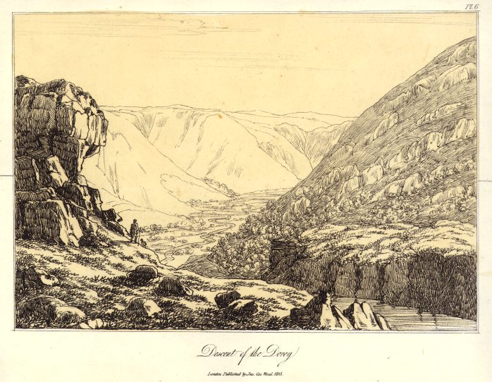 River Dyfi, etching by George Wood, 1815