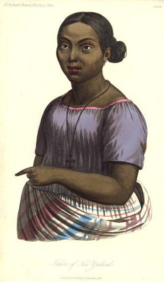 New Zealand woman, 1843