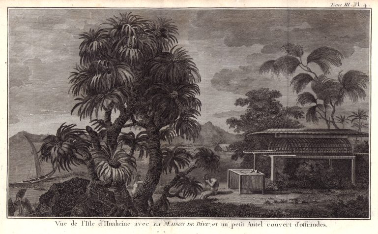 Pacific, View of Huaheine, 1790