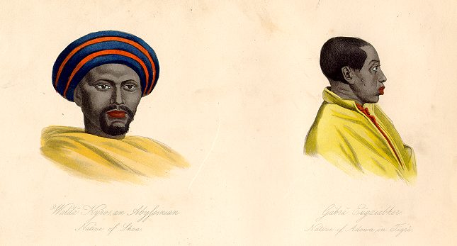 Africa, Ethiopian natives, 1855