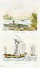 China, Duck boat & river boats, 1834