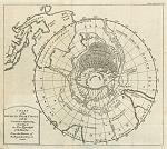 digital download antique map of the antarctic, 1763