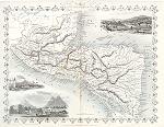 digital map of central america in 1850