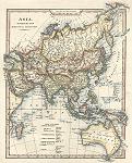 digital download antique historical map of asia in 1817