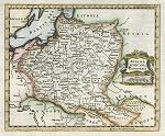 digital antique map of poland in 1772 