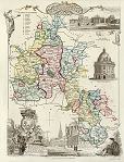 digital download of historical antique map of Oxfordshire, 1837