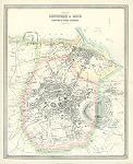 digital download historical plan of edinburgh in 19th century