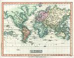 digital download antique world map 1808
