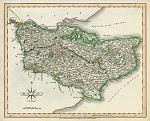 digital download of historical antique map of kent, 1809
