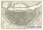 digital download antique plan of cologne in 18th century